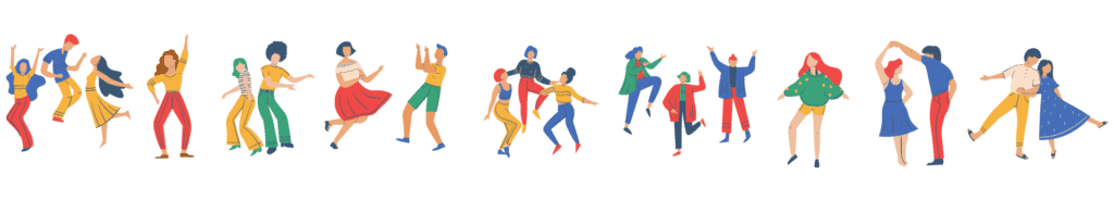 How To Choose A Wedding Venue 1 people in colorful outfits dancing joyfully