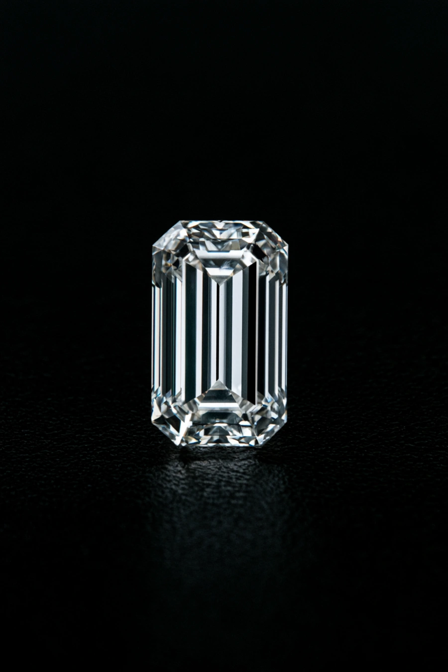 12 Engagement Ring Cuts and Diamond Shapes Compared 11 Baguette cut diamond with step facets