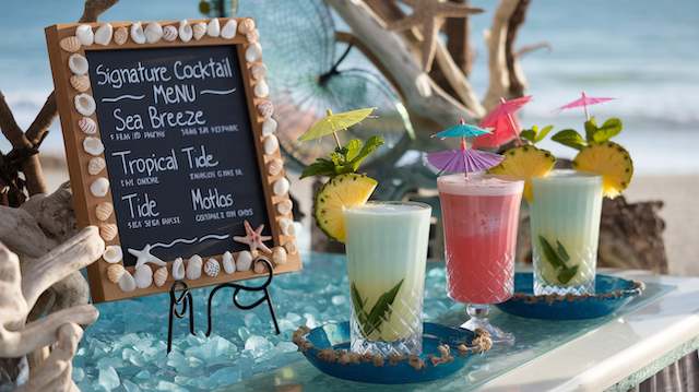 23 Beach Wedding Ideas for the Perfect Oceanfront Celebration 22 Ocean-Inspired Signature Drinks