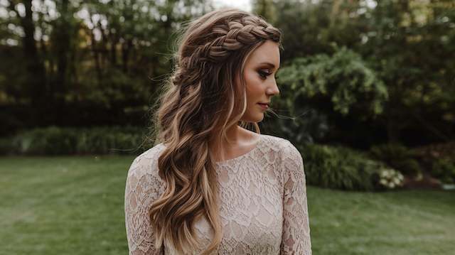 Loose Waves with a Side Braid Loose Waves with a Side Braid