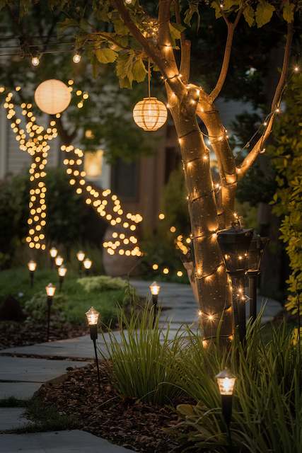 Solar-Powered Garden Lights Solar-Powered Garden Lights