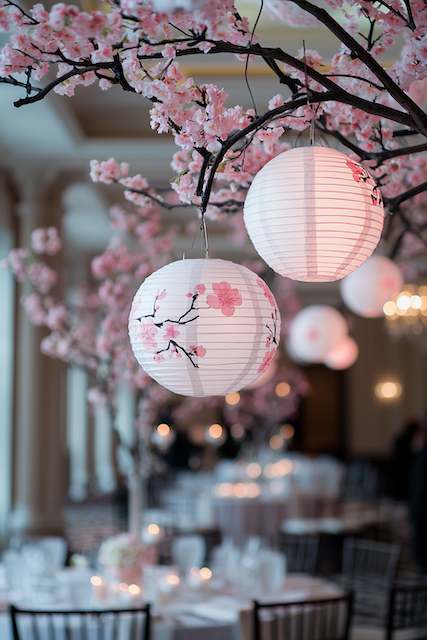 Cherry Blossom Lanterns Cherry Blossom Lanterns