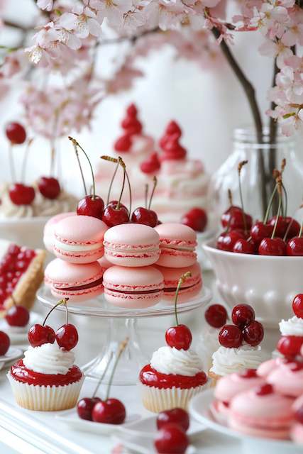 Decadent Cherry Dessert Table Decadent Cherry Dessert Table