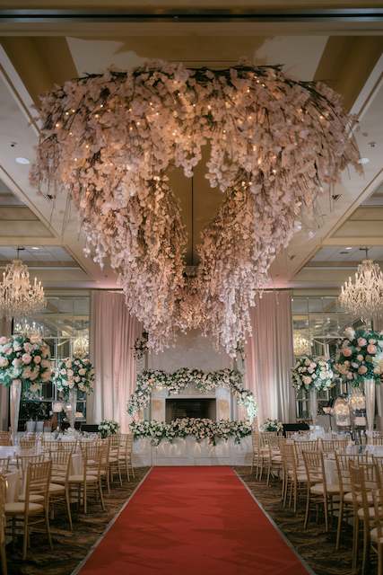 Garland of Cherry Blossoms and Greenery Garland of Cherry Blossoms and Greenery