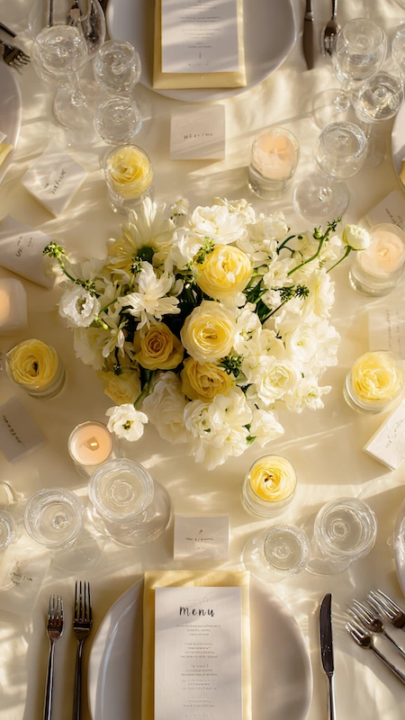 25 Pastel Wedding Theme Ideas That Look Modern and Fresh 14 Pastel wedding centerpieces with candlelight for dimension
